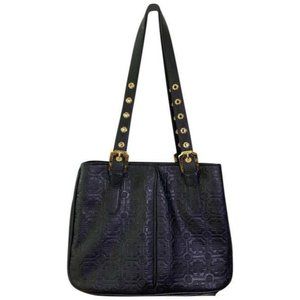monet black shoulder bag